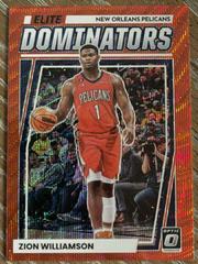 Zion Williamson [Red Wave] #3 Basketball Cards 2022 Panini Donruss Optic Elite Dominators Prices