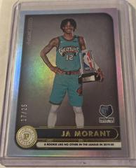 Ja Morant [Artist Proof] #10 Basketball Cards 2022 Panini Hoops Presents Prices