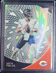 Justin Fields [Silver] Football Cards 2021 Panini Chronicles Clear Vision Rookies Prices