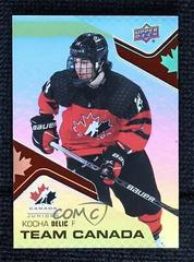 Kocha Delic #CA-22 Hockey Cards 2022 Upper Deck Team Canada Juniors Acetates Prices