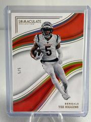 Tee Higgins [Gold] #7 Football Cards 2023 Panini Immaculate Prices