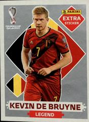 Kevin De Bruyne [Silver] Soccer Cards 2022 Panini World Cup Qatar Stickers Extra Prices