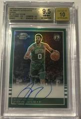 Jayson Tatum [Green] #1 Basketball Cards 2022 Panini Contenders Optic 1985 Tribute Autograph Prices