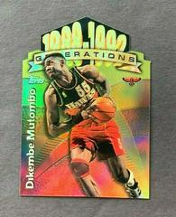 Dikembe Mutombo [Refractor] #G15 Basketball Cards 1997 Topps Generations Prices