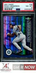 Rickey Henderson [Refractor] #48 Baseball Cards 2001 Finest Prices