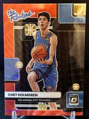 Chet Holmgren [Red Wave] Basketball Cards 2022 Panini Donruss Optic The Rookies Prices