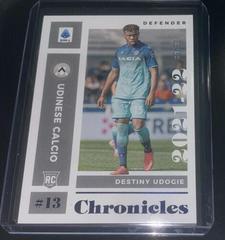 Destiny Udogie [Blue] Soccer Cards 2021 Panini Chronicles Serie A Prices