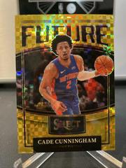 Cade Cunningham [Gold Prizm] Basketball Cards 2021 Panini Select Future Prices