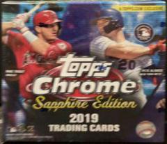 Blaster Box Baseball Cards 2019 Topps Chrome Sapphire Prices