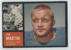 Jim Martin #55 Football Cards 1962 Topps Prices