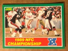 NFC Championship [Joe Montana] Football Cards 1989 Panini Score Prices