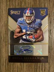 Odell Beckham Jr. #RA-OB Football Cards 2014 Panini Select Rookie Autograph Prices