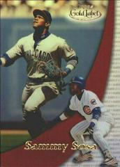 Sammy Sosa [Class 2] #1 Baseball Cards 2000 Topps Gold Label Prices