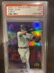 Derek Jeter [Purple] Baseball Cards 2005 Upper Deck Reflections Prices