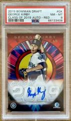 George Kirby [Red Refractors] #GK Baseball Cards 2019 Bowman Draft Class of 2019 Autographs Prices