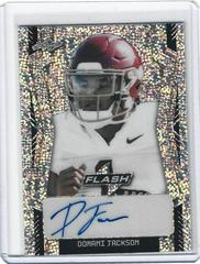 Domani Jackson [Metalized Sparkles Silver] #PA-DJ2 Football Cards 2022 Leaf Flash Portrait Autographs Prices