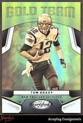 Tom Brady Football Cards 2016 Panini Certified Gold Team Prices