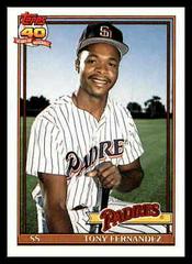 Tony Fernandez #41T Baseball Cards 1991 Topps Traded Prices
