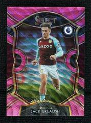 Jack Grealish [Pink Wave] #18 Soccer Cards 2020 Panini Chronicles Select Premier League Prices