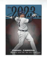 Miguel Cabrera [Blue] Baseball Cards 2024 Topps Greatest Hits Prices
