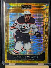 Connor McDavid [Seismic Gold] Hockey Cards 2021 O-Pee-Chee Platinum Prices