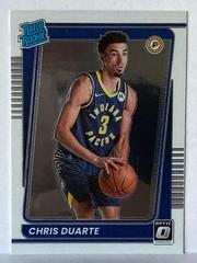 Chris Duarte #173 Basketball Cards 2021 Panini Donruss Optic Prices