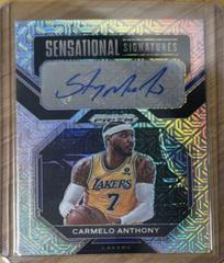 Carmelo Anthony [Mojo] #SS-CA Basketball Cards 2022 Panini Prizm Sensational Signatures Prices
