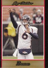 Jay Cutler [Gold] #10 Football Cards 2007 Bowman Prices