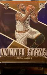 LeBron James [Purple] #2 Basketball Cards 2022 Panini Donruss Optic Winner Stays Prices