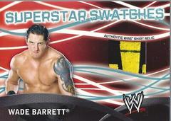 Wade Barrett Wrestling Cards 2011 Topps WWE Superstar Swatches Prices