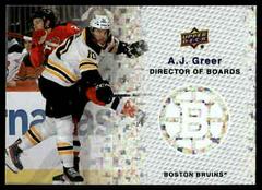 A.J. Greer [Gold Sparkle] Hockey Cards 2023 Upper Deck Director of Boards Prices