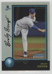 Brady Singer [Refractor] #98B-BS Baseball Cards 2018 Bowman Chrome Draft 1998 20th Anniversary Prices