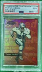 Deion Sanders [Speed Red] #45 Football Cards 1999 Playoff Contenders Prices