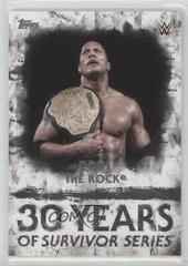 The Rock Wrestling Cards 2018 Topps WWE Undisputed 30 Years of Survivor Series Prices
