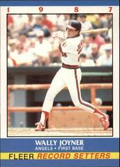 Wally Joyner #17 Baseball Cards 1987 Fleer Record Setters Prices