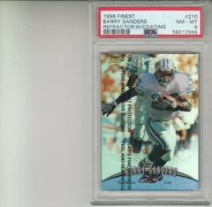 Barry Sanders [Refractor w/ Coating] #270 Football Cards 1998 Topps Finest Prices