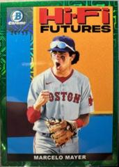 Marcelo Mayer [Green Refractor] #HIFI-1 Baseball Cards 2022 Bowman Hi Fi Futures Prices