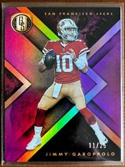 Jimmy Garoppolo [Rose Gold] #129 Football Cards 2018 Panini Gold Standard Prices