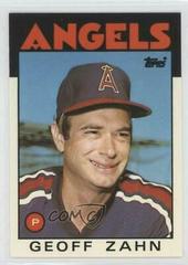 Geoff Zahn #42 Baseball Cards 1986 Topps Tiffany Prices