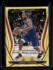 Kawhi Leonard [Mirror Gold] #117 Basketball Cards 2020 Panini Certified Prices