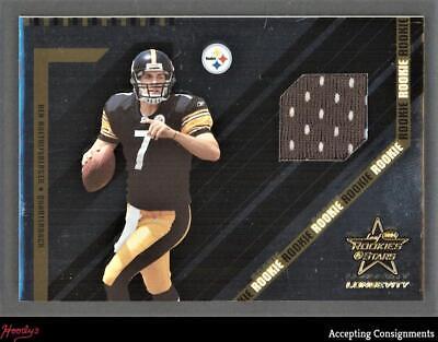 Ben Roethlisberger [Jersey] #277 Football Cards 2004 Leaf Rookies & Stars Longevity