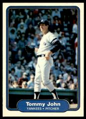 Tommy John #40 Baseball Cards 1982 Fleer Prices