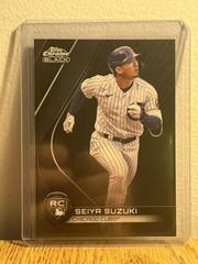 Seiya Suzuki Baseball Cards 2022 Topps Chrome Black Rookie Design Variation Prices