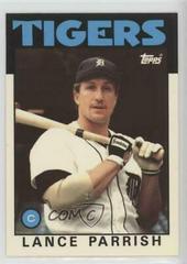 Lance Parrish Baseball Cards 1986 Topps Tiffany Prices