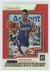 Devin Booker [Red] Basketball Cards 2021 Panini Donruss Optic Elite Dominators Prices