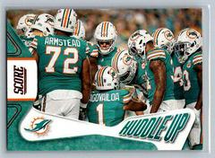 Miami Dolphins [Red] #10 Football Cards 2023 Panini Score Huddle Up Prices