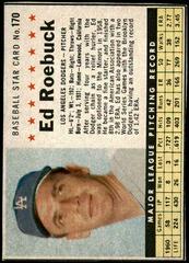 Ed Roebuck [Hand Cut] Baseball Cards 1961 Post Cereal Prices