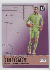 Matt Turner [Purple] #25 Soccer Cards 2022 Panini Donruss Craftsmen Prices