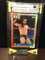 Adam Cole [Rainbow Foil] Wrestling Cards 2021 Topps Heritage WWE Prices