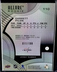 Garrett Pilon [Number] Hockey Cards 2021 Upper Deck Allure Prices